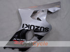 Kit de carenado de inyección para GSXR600 04-05 - Negro, Plata - Estilo de fábrica #OYO87905228