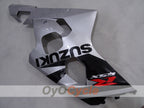 Kit de carenado de inyección para GSXR600 04-05 - Negro, Plata - Estilo de fábrica #OYO87905228