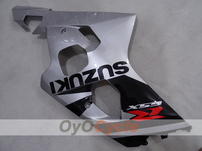 Kit de carenado por inyección para GSX R750 04-05 - Negro, plata - Estilo de fábrica #OYO87905265