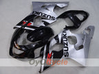 Kit de carenado por inyección para GSX R750 04-05 - Negro, plata - Estilo de fábrica #OYO87905265