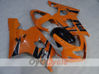 Kit de carenado por inyección para GSX R750 04-05 - Negro, Plata - Estilo de fábrica #OYO87905266