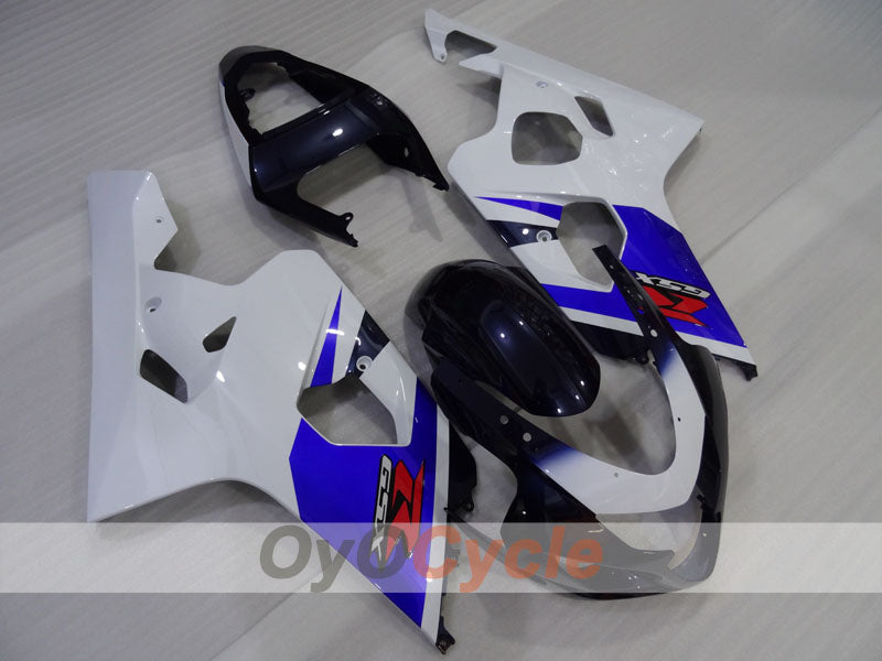 Kit de carenado por inyección para GSX R750 04-05 - Azul, Blanco, Negro - Estilo de fábrica #OYO87905267 Imagen principal del producto