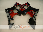Kit de carenado por inyección para GSX R750 04-05 - Rojo, Negro - Estilo de fábrica #OYO87905271