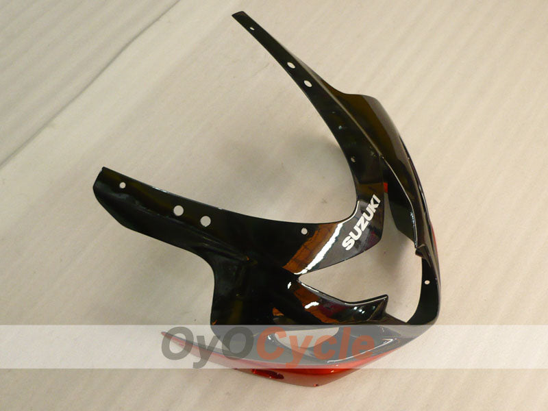 Kit de carenado por inyección para GSXR600 04-05 - Naranja, Negro - Estilo de fábrica #OYO87905234