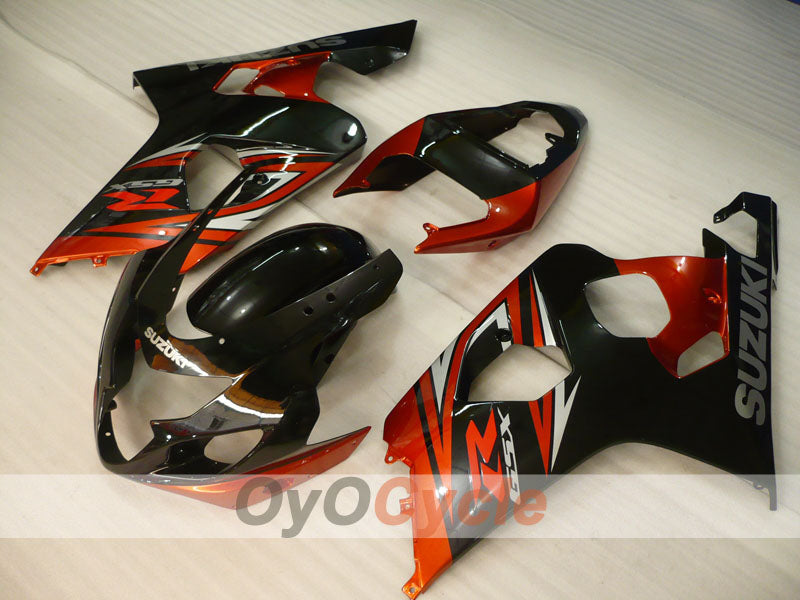 Kit de carenado por inyección para GSXR600 04-05 - Naranja, Negro - Estilo de fábrica #OYO87905234 Imagen principal del producto