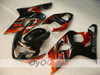 Kit de carenado por inyección para GSX R750 04-05 - Rojo, Negro - Estilo de fábrica #OYO87905271