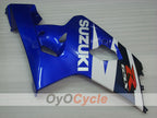 Carenado de inyección para GSXR600 04-05 - Azul, Negro - Estilo de fábrica #OYO87905235