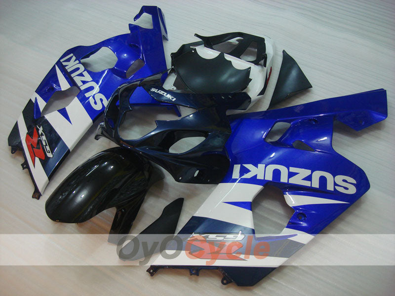 Kit de carenado por inyección para GSX R750 04-05 - Azul, Negro - Estilo de fábrica #OYO87905272 Imagen secundaria del producto