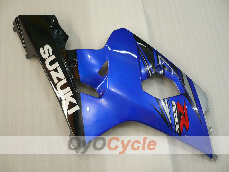 Kit de carenado por inyección para GSXR600 04-05 - Azul, Negro - Estilo de fábrica #OYO87905236
