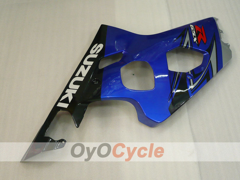 Kit de carenado por inyección para GSXR600 04-05 - Azul, Negro - Estilo de fábrica #OYO87905236