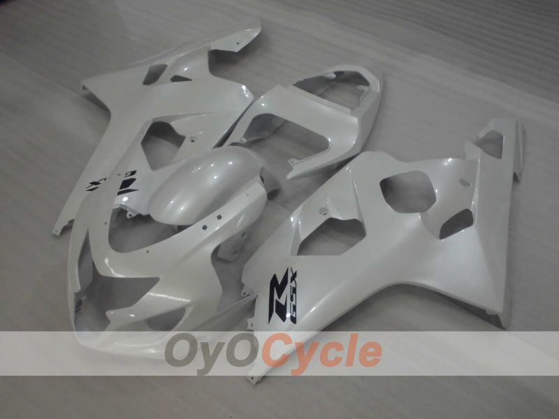 Kit de carenado de inyección para GSXR600 04-05 - Blanco Perla - Estilo de fábrica #OYO87905239