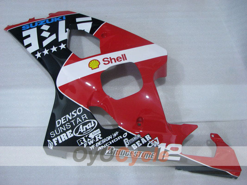 Carenado lateral izquierdo y derecho para Suzuki 04-05 GSXR600 #OYO87909143