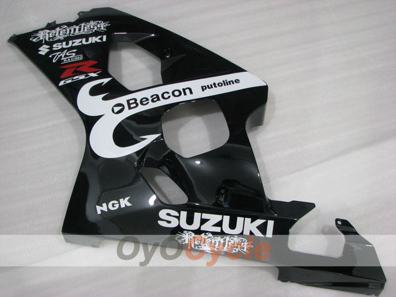Kit de carenado por inyección para GSXR600 04-05 - Negro - Beacon #OYO87905244