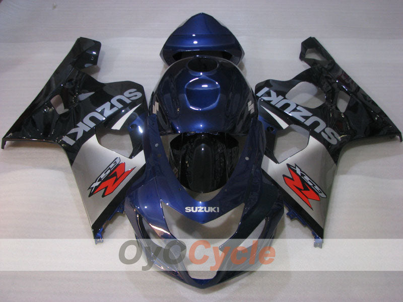Kit de carenado por inyección para GSX R750 04-05 - Azul, Negro - Estilo de fábrica #OYO87905282