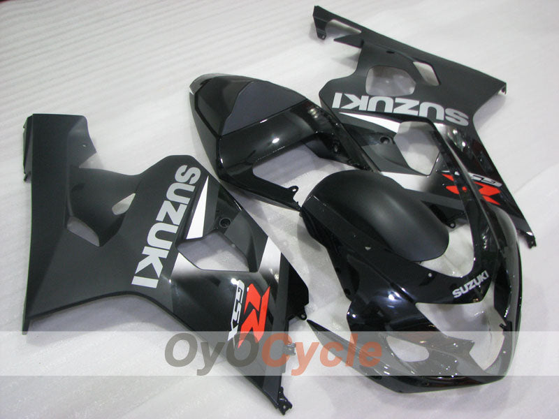Kit de carenado por inyección para GSX R750 04-05 - Negro - Estilo de fábrica #OYO87905283