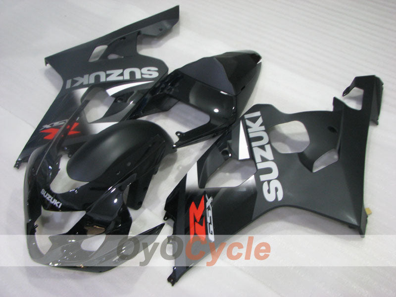 Kit de carenado por inyección para GSX R750 04-05 - Negro - Estilo de fábrica #OYO87905283