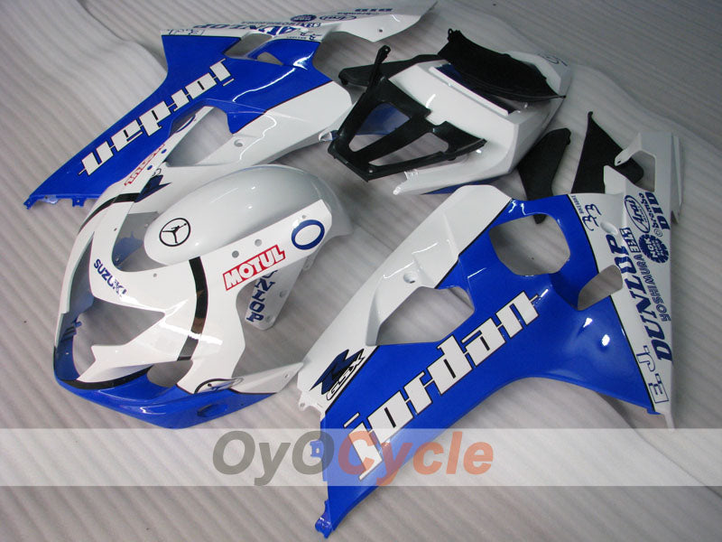 Kit de carenado inyectado para GSXR600 04-05 - Azul, Blanco - MOTUL #OYO87905247 Imagen principal del producto