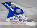 Kit de carenado de inyección para GSX R750 04-05 - Azul, Blanco - Jordan #OYO87905287