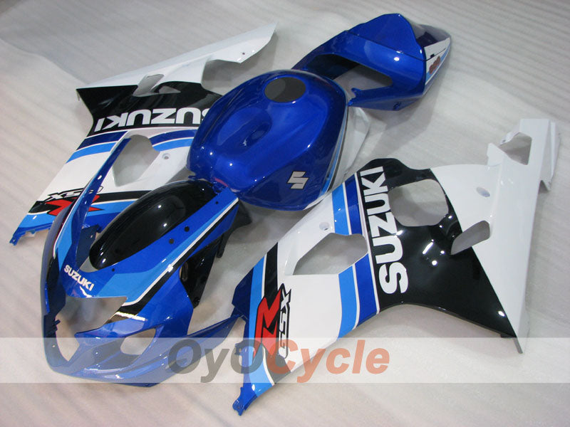 Kit de carenado de inyección para GSXR600 04-05 - Azul, Blanco - Estilo de fábrica #OYO87905249 Imagen principal del producto