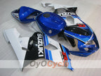 Carenado de inyección para GSX R750 04-05 - Blanco, Negro - Estilo de fábrica #OYO87905289