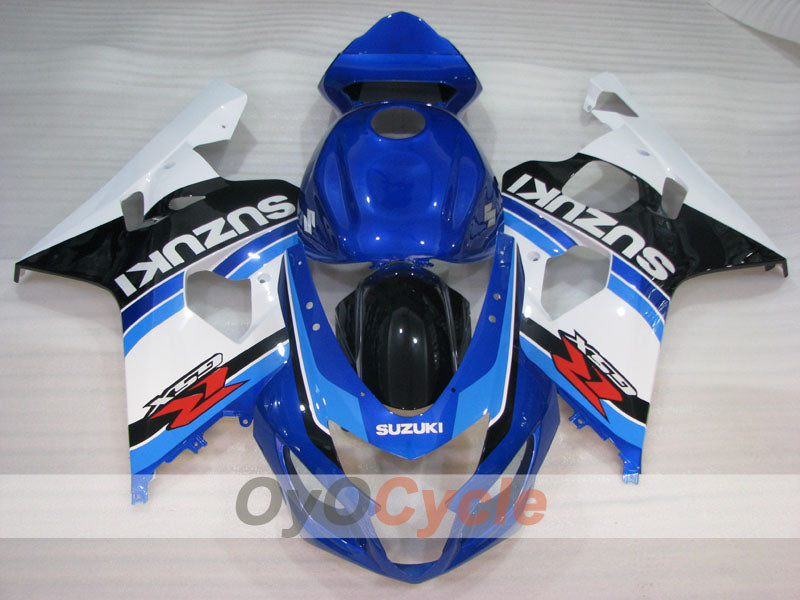 Carenado de inyección para GSX R750 04-05 - Blanco, Negro - Estilo de fábrica #OYO87905289