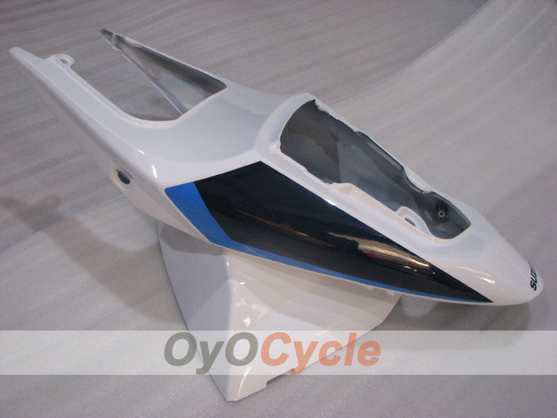 Kit de carenado por inyección para GSX R750 04-05 - Azul, Blanco - Estilo de fábrica #OYO87905291