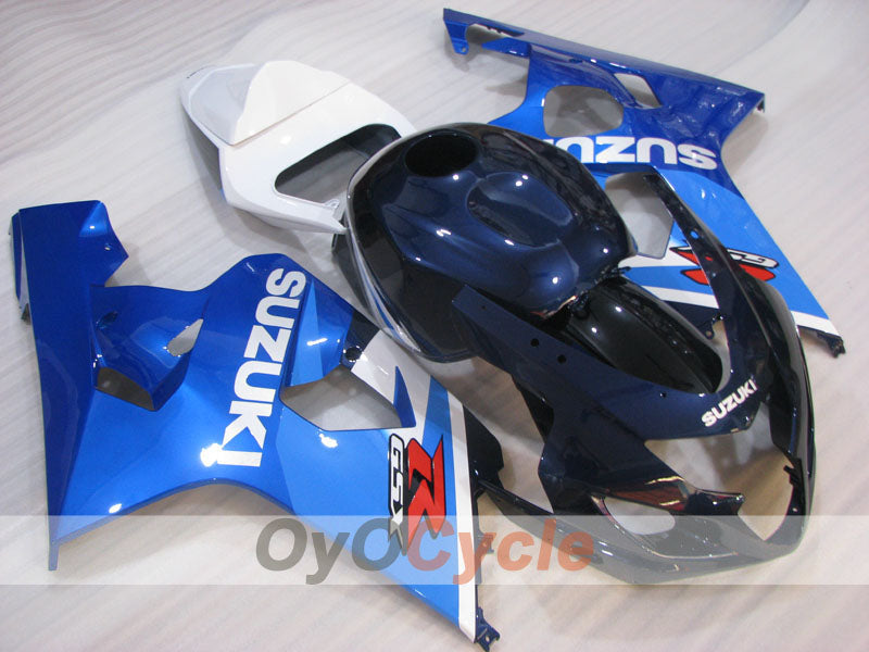 Kit de carenado por inyección para GSXR600 04-05 - Azul, Blanco - Estilo de fábrica #OYO87905251 Imagen principal del producto