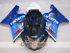 Kit de carenado por inyección para GSX R750 04-05 - Azul, Blanco - Estilo de fábrica #OYO87905291