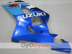 Kit de carenado por inyección para GSX R750 04-05 - Azul, Blanco - Estilo de fábrica #OYO87905292
