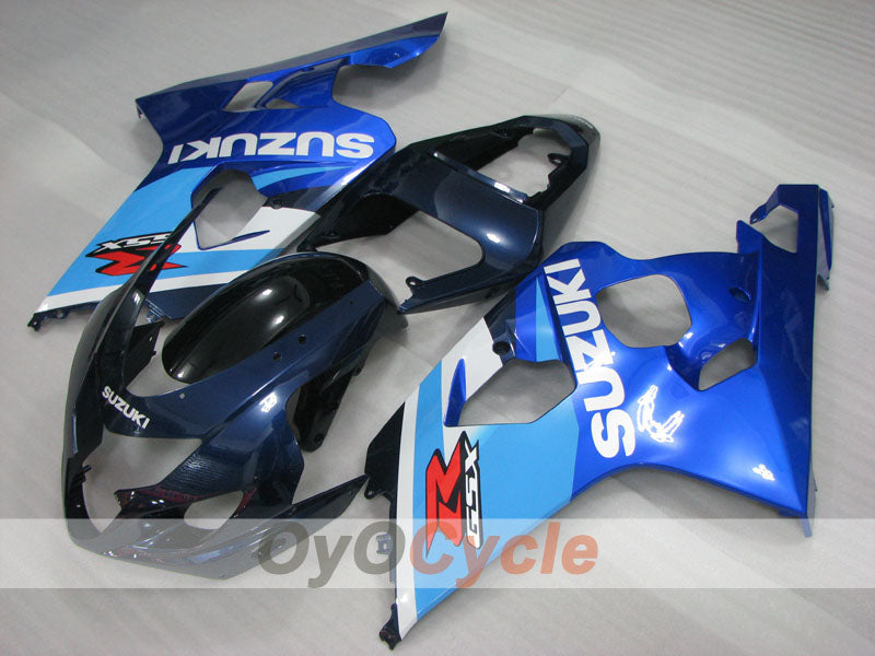 Kit de carenado por inyección para GSX R750 04-05 - Azul, Blanco - Estilo de fábrica #OYO87905292 Imagen secundaria del producto