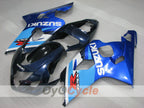 Kit de carenado por inyección para GSX R750 04-05 - Azul, Blanco - Estilo de fábrica #OYO87905292