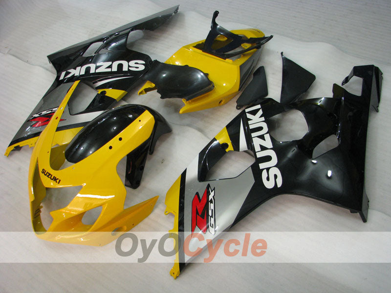Kit de carenado inyectado para GSXR600 04-05 - Amarillo, Negro - Estilo de fábrica #OYO87905253 Imagen principal del producto