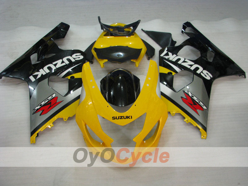 Kit de carenado inyectado para GSXR600 04-05 - Amarillo, Negro - Estilo de fábrica #OYO87905253 Imagen secundaria del producto