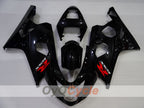 Kit de carenado inyectado para GSXR600 04-05 - Negro - Estilo de fábrica #OYO87905254