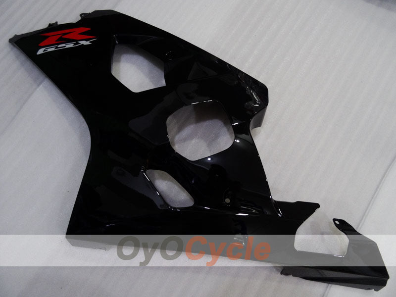Kit de carenado inyectado para GSXR600 04-05 - Negro - Estilo de fábrica #OYO87905254