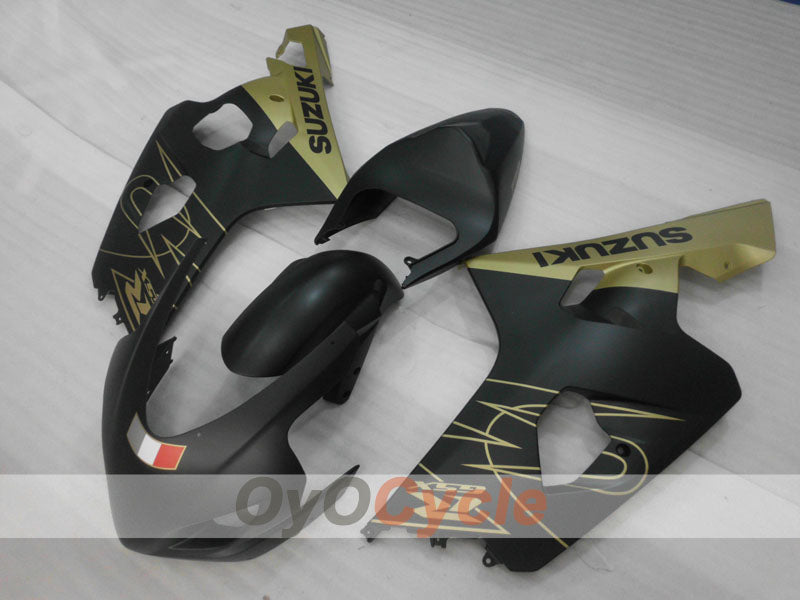 Kit de carenado por inyección para GSX R750 04-05 - Negro, Dorado, Mate - Estilo de fábrica #OYO87905295 Imagen principal del producto