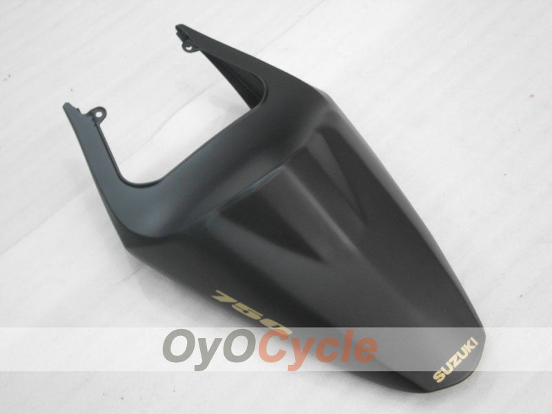 Kit de carenado por inyección para GSXR600 04-05 - Amarillo, Negro, Mate - Estilo de fábrica #OYO87905255