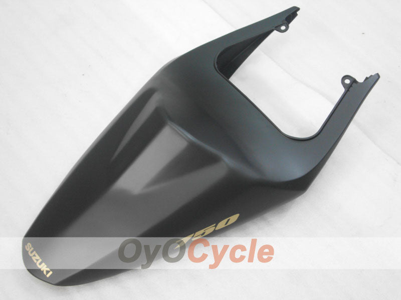 Kit de carenado por inyección para GSXR600 04-05 - Amarillo, Negro, Mate - Estilo de fábrica #OYO87905255
