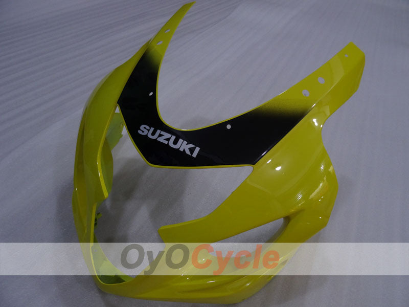 Kit de carenado por inyección para GSX R750 04-05 - Amarillo, Negro - Estilo de fábrica #OYO87905296