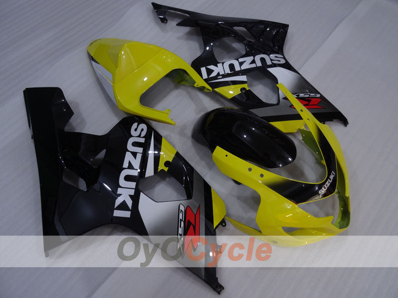 Kit de carenado por inyección para GSXR600 04-05 - Amarillo, Negro - Estilo de fábrica #OYO87905256 Imagen principal del producto