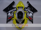 Kit de carenado por inyección para GSX R750 04-05 - Amarillo, Negro - Estilo de fábrica #OYO87905296
