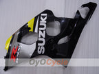 Kit de carenado por inyección para GSX R750 04-05 - Amarillo, Negro - Estilo de fábrica #OYO87905296