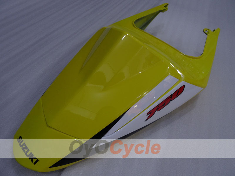 Kit de carenado por inyección para GSX R750 04-05 - Amarillo, Negro - Estilo de fábrica #OYO87905296