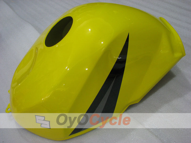 Kit de carenado por inyección para GSXR600 04-05 - Amarillo, Negro - Estilo de fábrica #OYO87905257