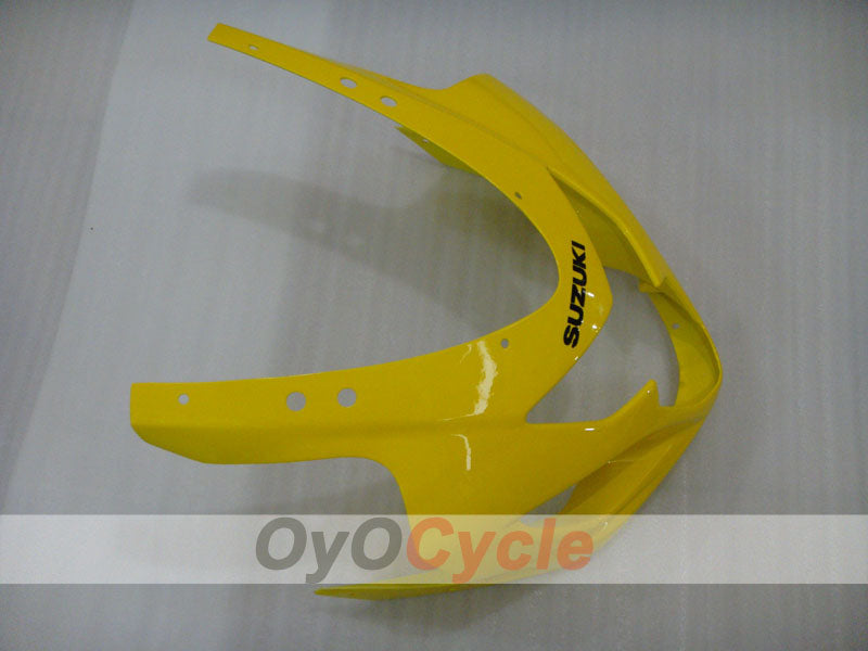 Kit de carenado por inyección para GSXR600 04-05 - Amarillo, Negro - Estilo de fábrica #OYO87905257