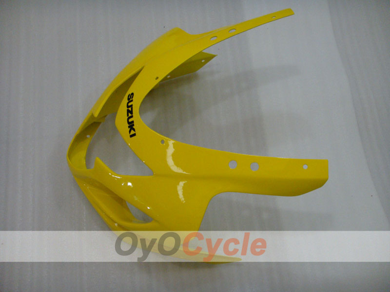 Kit de carenado por inyección para GSXR600 04-05 - Amarillo, Negro - Estilo de fábrica #OYO87905257