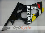 Kit de carenado por inyección para GSXR600 04-05 - Amarillo, Negro - Estilo de fábrica #OYO87905257