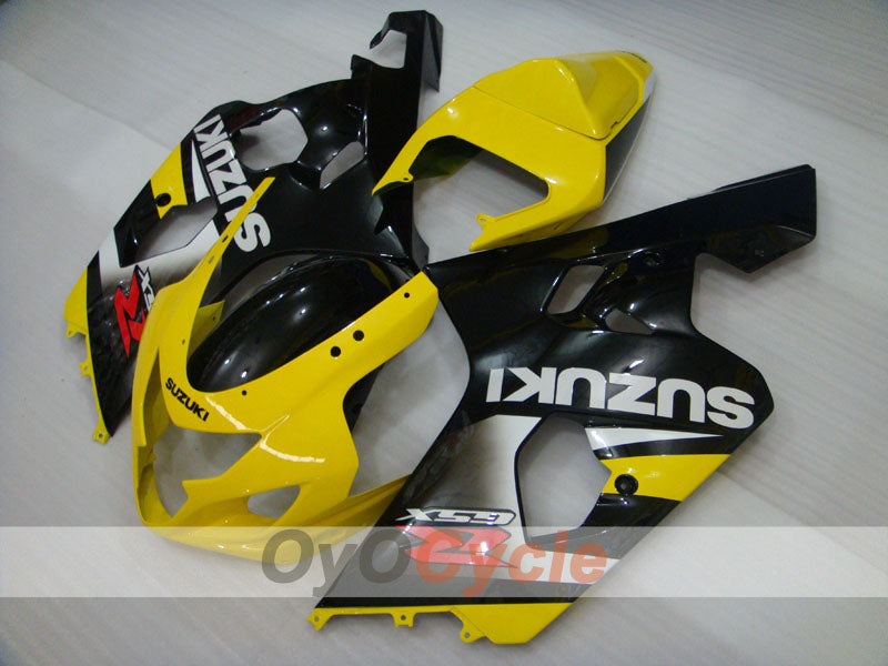 Kit de carenado por inyección para GSX R750 04-05 - Amarillo, negro - Estilo de fábrica #OYO87905298