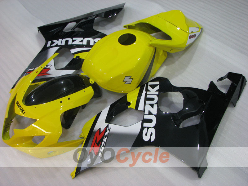 Kit de carenado por inyección para GSX R750 04-05 - Amarillo, Negro - Estilo de fábrica #OYO87905299 Imagen principal del producto