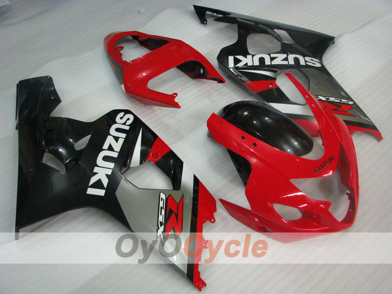 Kit de carenado por inyección para GSXR600 04-05 - Rojo, Negro - Estilo de fábrica #OYO87905260 Imagen principal del producto